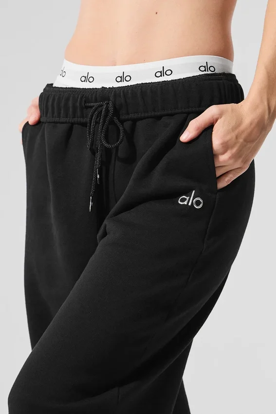 Pantalones de chándal de pierna recta Accolade - Negro