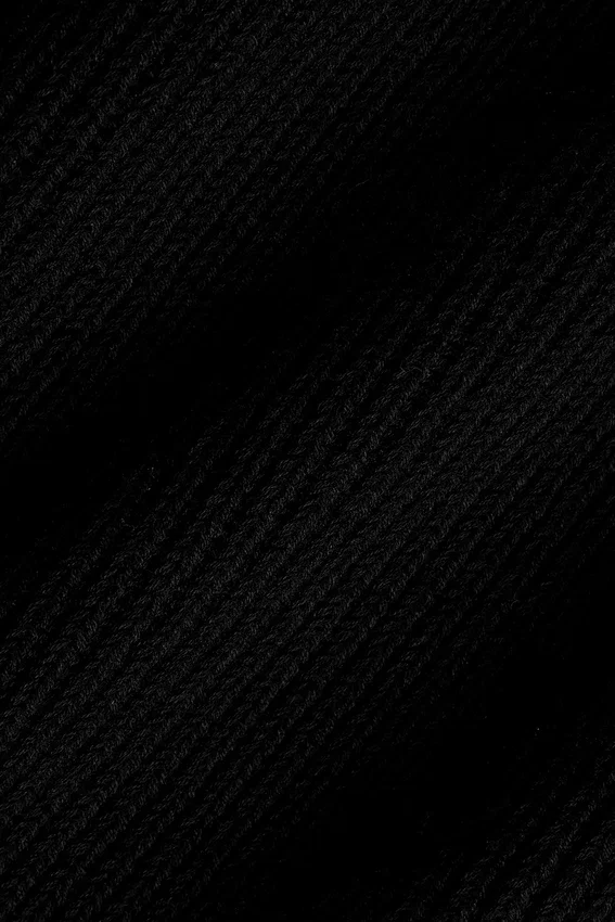 Pantalones de chándal de punto acanalado Domain - Negro