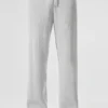 Pantalones de chándal Domain de punto acanalado - Gris jaspeado deportivo