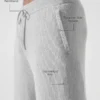 Pantalones de chándal Domain de punto acanalado - Gris jaspeado deportivo