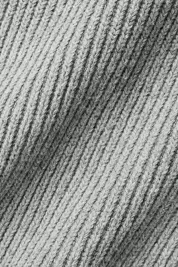 Pantalones de chándal Domain de punto acanalado - Gris jaspeado deportivo