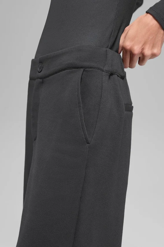 Pantalones de chándal High-Waist - Antracita