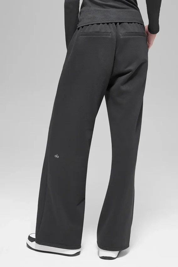 Pantalones de chándal High-Waist - Antracita