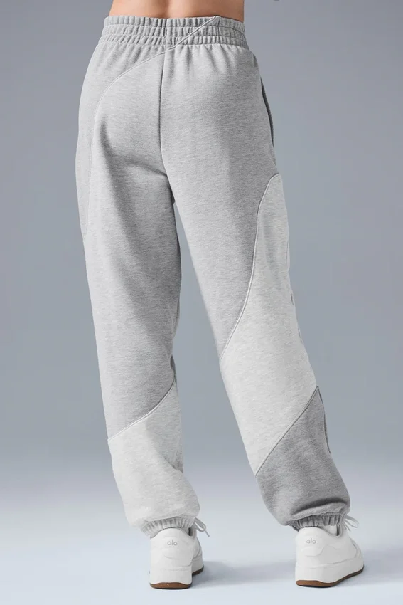 Pantalones de chándal Make Waves - Gris jaspeado atlético tonal