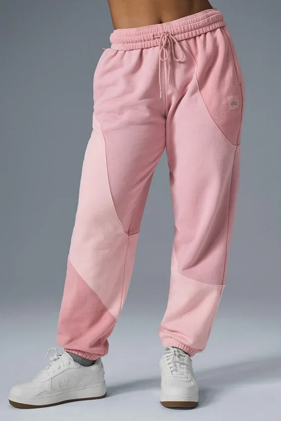 Pantalones de chándal Make Waves - Rosa atardecer tonal