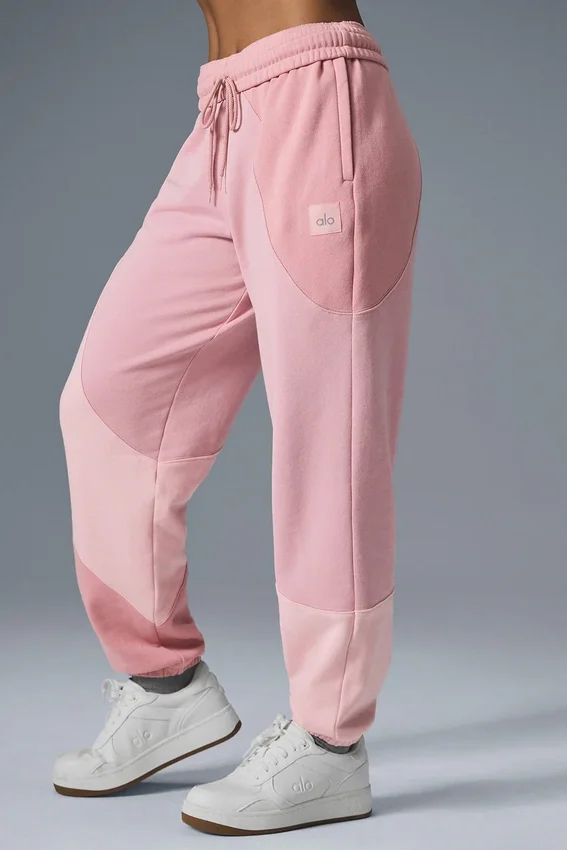 Pantalones de chándal Make Waves - Rosa atardecer tonal