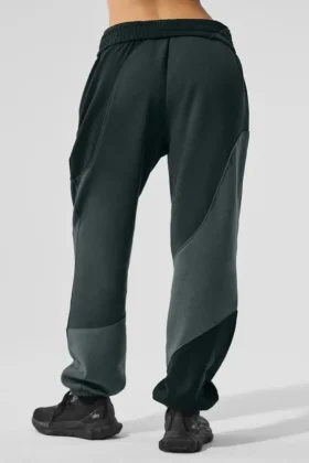 Pantalones de chándal Make Waves – Verde carbón tonal