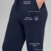 Pantalones de chándal «New Class» de lana y cachemira - Azul marino