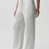 Pantalones de chándal «New Class» de lana y cachemira - Blanco jaspeado