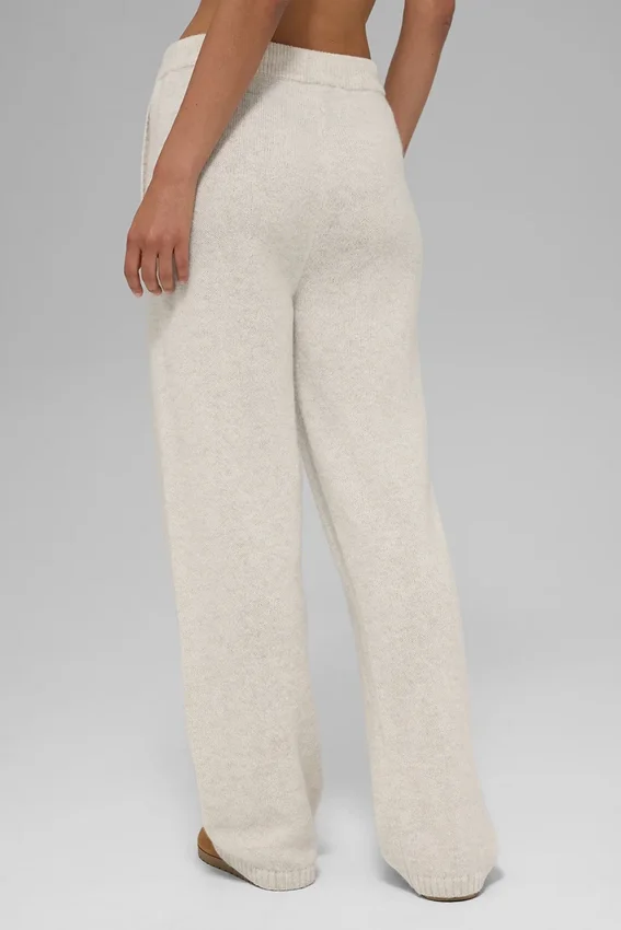Pantalones de chándal New Class de lana y cachemira - Bone Heather