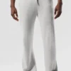 Pantalones de chándal «New Class» de lana y cachemira - Gris perla jaspeado