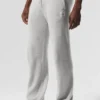 Pantalones de chándal «New Class» de lana y cachemira - Gris perla jaspeado