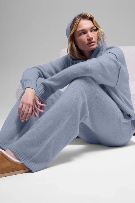 Pantalones de chándal «New Class» de lana y cachemira - Winter Frost