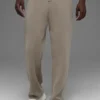 Pantalones de chándal Scholar de corte recto - Cacao claro