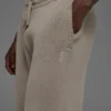 Pantalones de chándal Scholar de corte recto - Cacao claro