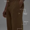 Pantalones de chándal Scholar de corte recto - Espresso