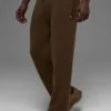 Pantalones de chándal Scholar de corte recto - Espresso