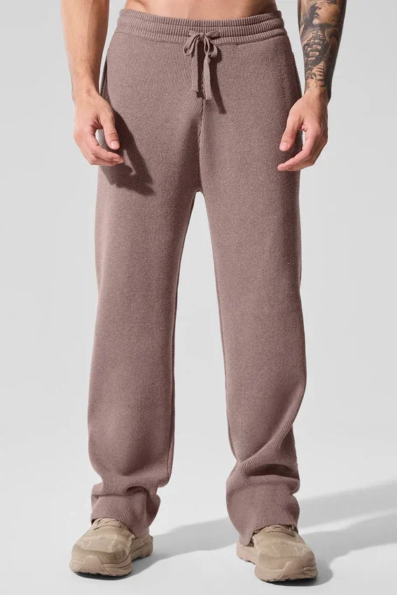 Pantalones de chándal Scholar de corte recto - Gris seta jaspeado