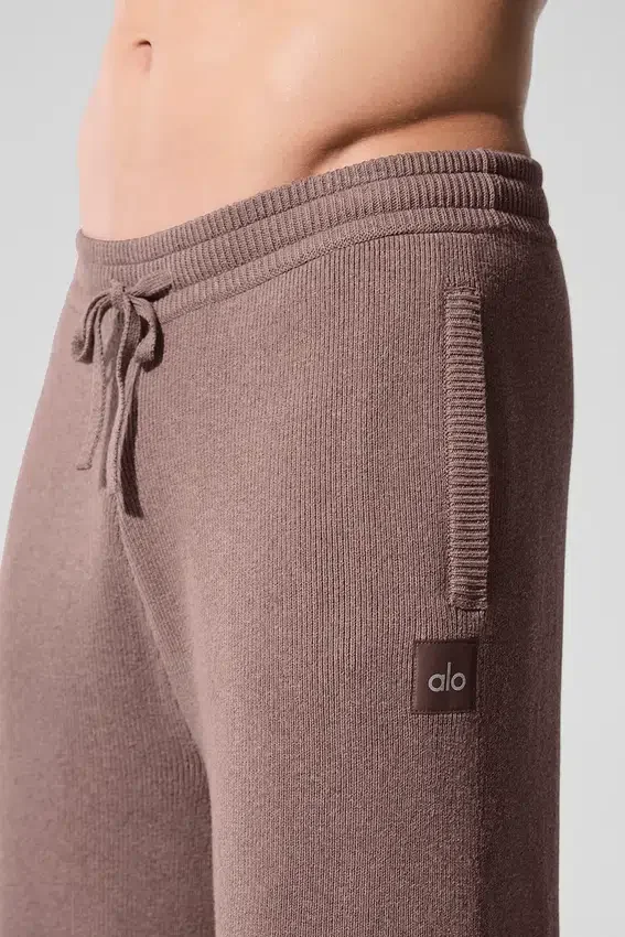 Pantalones de chándal Scholar de corte recto - Gris seta jaspeado