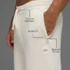 Pantalones de chándal Scholar de corte recto - Marfil