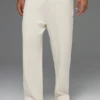 Pantalones de chándal Scholar de corte recto - Marfil