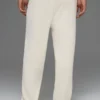 Pantalones de chándal Scholar de corte recto - Marfil