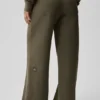 Pantalones de chándal Serenity de corte ancho - Olive Tree