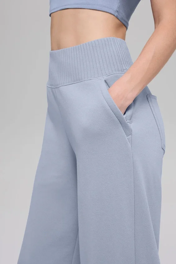Pantalones de chándal Serenity de pierna ancha - Escarcha invernal