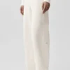 Pantalones de chándal Serenity de pierna ancha - Marfil