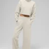 Pantalones de chándal Serenity de pierna ancha - Oatmeal Heather
