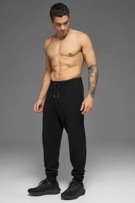 Pantalones de chándal Sports Club – Negro