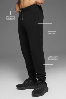Pantalones de chándal Sports Club – Negro