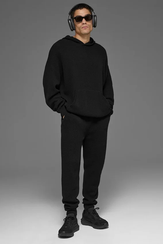 Pantalones de chándal Sports Club – Negro