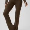 Pantalones de chándal Sway de corte acampanado - Espresso