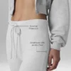 Pantalones de chándal «Sway» de corte acampanado - Gris jaspeado deportivo