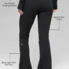 Pantalones de chándal Sway de corte acampanado - Negro