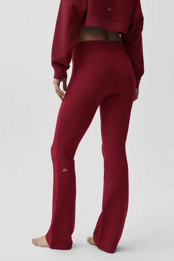 Pantalones de chándal Sway de corte acampanado - Rojo «Summer Romance»