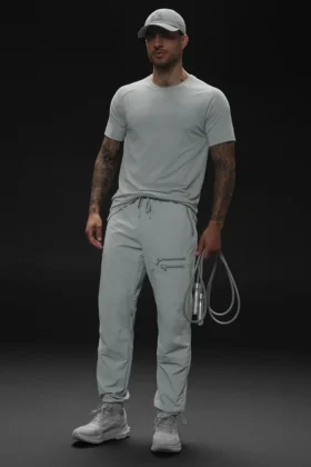 Pantalones de chándal Takeaway - Gris lunar