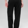 Pantalones de chándal Waffle Weekend Escape - Negro