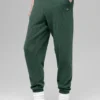 Pantalones de chándal Waffle Weekend Escape - Verde trébol