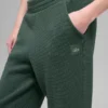 Pantalones de chándal Waffle Weekend Escape - Verde trébol