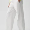 Pantalones de corte recto High Road - Blanco