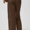Pantalones de corte recto High Road - Espresso