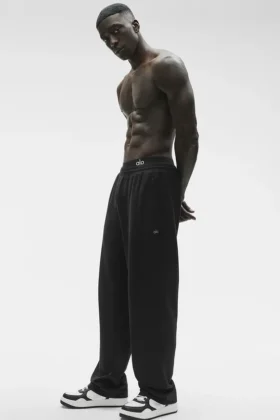 Pantalones de pierna recta Double Take - Negro