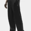 Pantalones de pierna recta Double Take - Negro