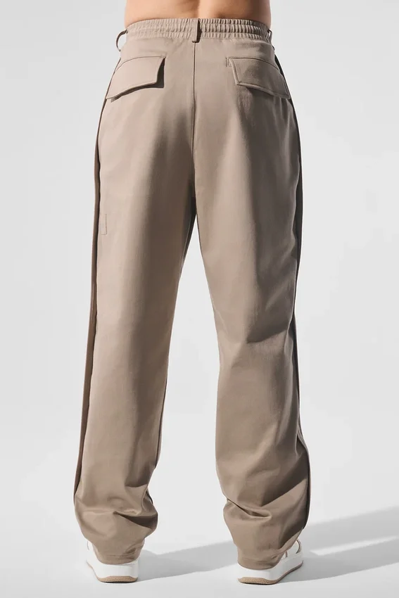 Pantalones de pierna recta Edition Sueded - Gravel
