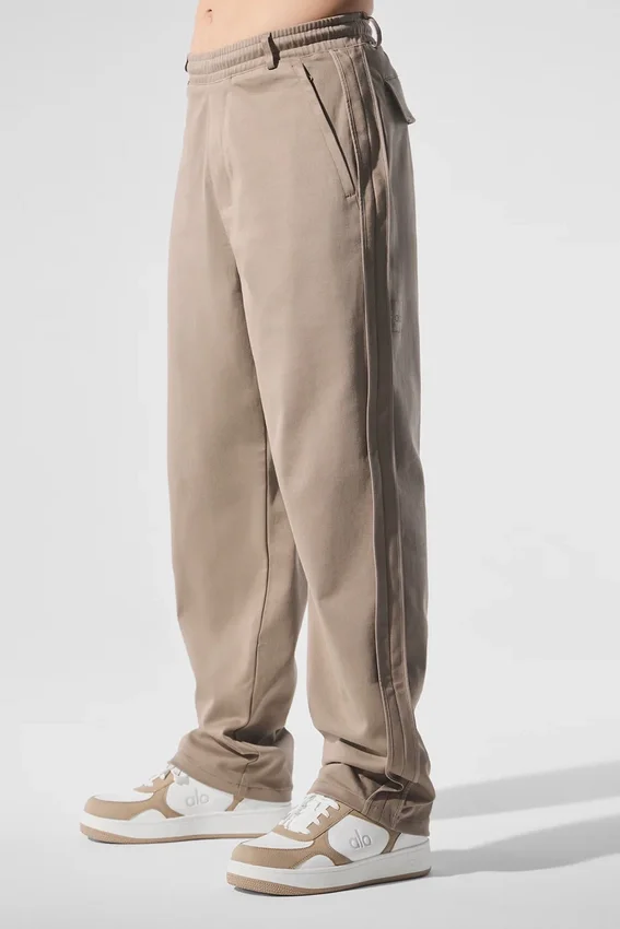 Pantalones de pierna recta Edition Sueded - Gravel