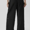 Pantalones de pierna recta Ripstop Electric - Negro