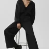 Pantalones de pierna recta Ripstop Electric - Negro