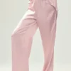 Pantalones de seda Luminous (largos) - Rosa champán